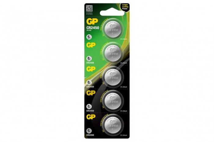 Літієва батарейка GP CR2450-U5, 3V