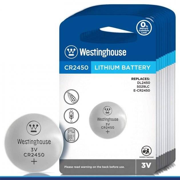Літієва батарейка Westinghouse Lithium "таблетка" CR2025  1шт/уп blister