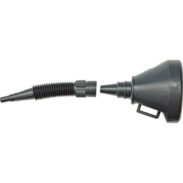 Лійка гнучка VOREL "2 в 1" чорна [50]