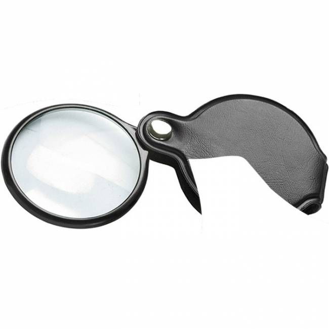 Лупа 2.5-кратна, D 50 мм, складна (кишенькова), SPARTA