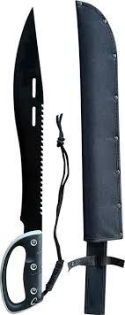 Мачете Strend Pro Tactical, з чохлом, чорний, 61 см. 236260