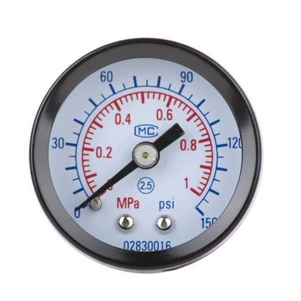 Манометр 1/8", до 10 бар INTERTOOL PT-1437 Манометр 1/8", до 10 бар INTERTOOL PT-1437