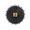 Манометр 1/4" до пістолету для підкачування коліс PT-0505, 63 мм, з гумовим покриттям INTERTOOL PT-0500