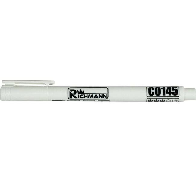 Маркер білий будівельний тонкий, Richmann  C0145