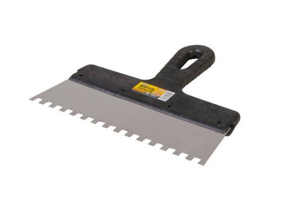 MasterTool Шпатель зубчастий 250*8*8 мм, Ст.: 19-6825 MasterTool Шпатель зубчастий 250*8*8 мм, Ст.: 19-6825