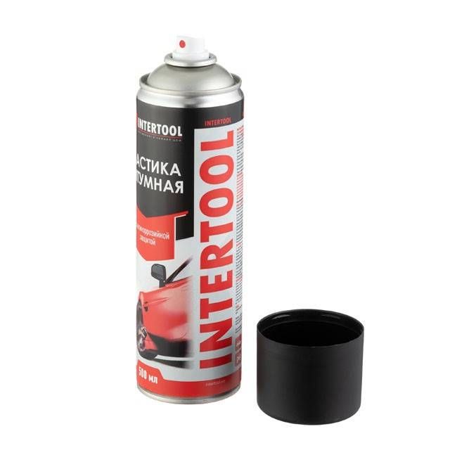 Мастика бітумна, аерозоль, 500 мл INTERTOOL FS-6850