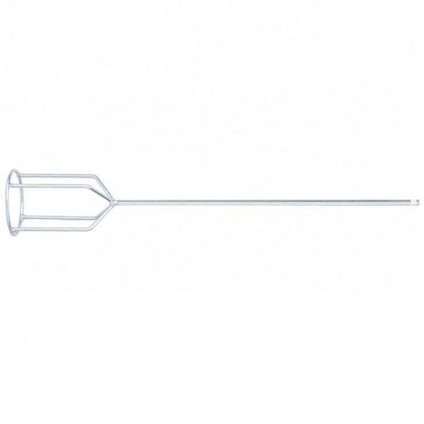 Міксер для гіпсових сумішей, 100 х 590 мм, оцинкований, шестигранний хвостовик 8 мм // MTX Міксер для гіпсових сумішей, 100 х 590 мм, оцинкований, шестигранний хвостовик 8 мм // MTX