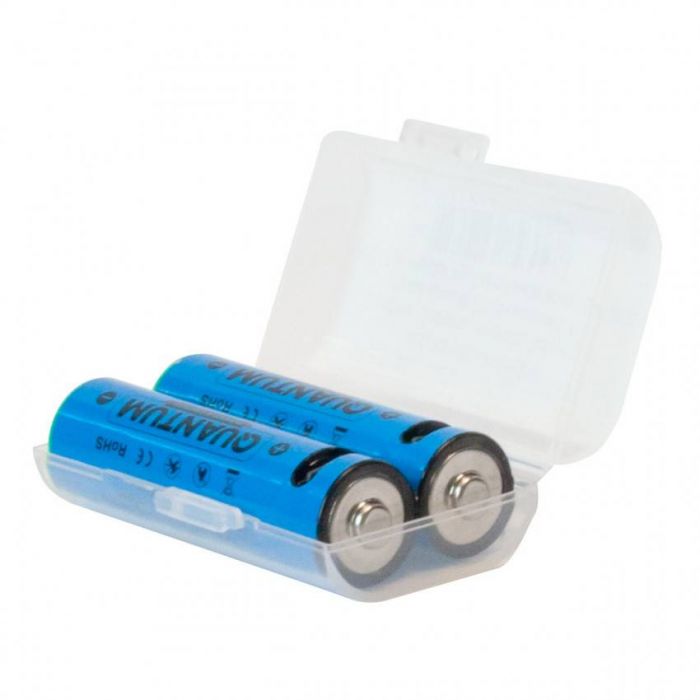 Набір акумуляторів літій-іонних Quantum USB Li-ion AA 1.5V, 1600mAh plastic case, 2шт/уп