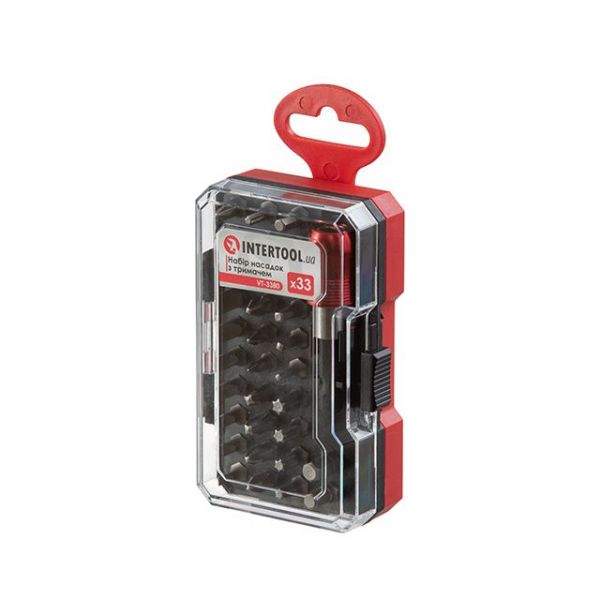 Набір викруткових насадок з тримачем, 33 од. INTERTOOL VT-3380