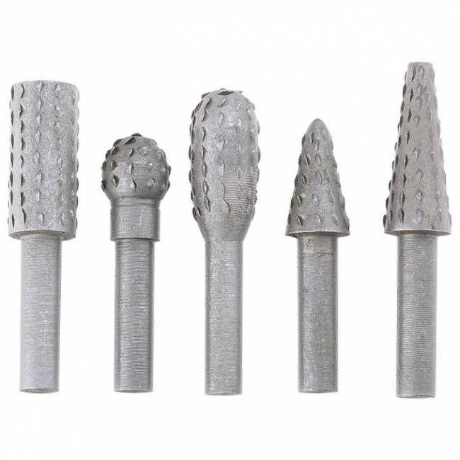 Набір шарошок по дереву, 5шт.