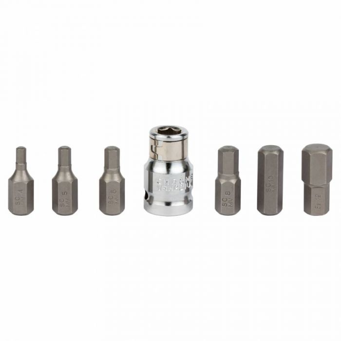 Набір біт HEX 1/2" 7шт S2 (шар кейс) ULTRA (4013202) 410745