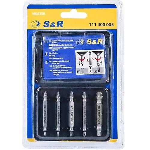 Набір екстракторів S&R Meister 5 шт