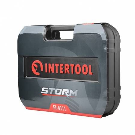 Набір інструментів 1/2 "& 1/4" 111 од., Cr-V STORM INTERTOOL ET-8111