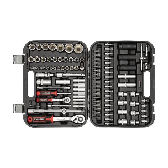 Набір інструментів 1/2 "& 1/4" 111 од., Cr-V STORM INTERTOOL ET-8111