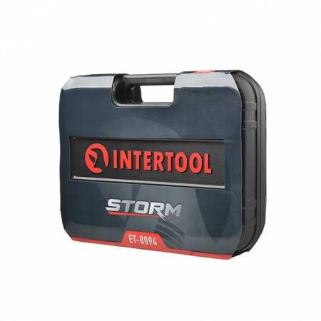 Набір інструментів 1/2" & 1/4", 94 од., Cr-V STORM INTERTOOL ET-8094