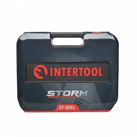 Набір інструментів 1/2" & 1/4", 94 од., Cr-V STORM INTERTOOL ET-8094