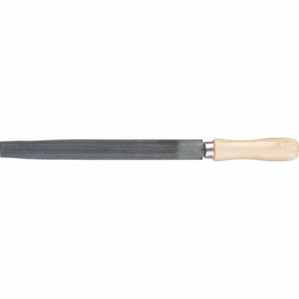 Напильник напівкруглий 250 мм, дерев'яна ручка, СИБРТЕХ