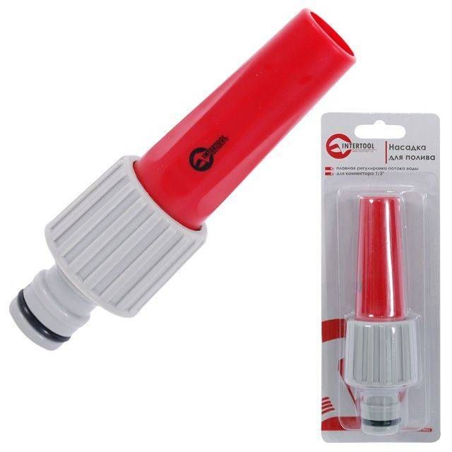 Насадка для поливу, 3/4", плавне регулювання потоку води INTERTOOL GE-0022