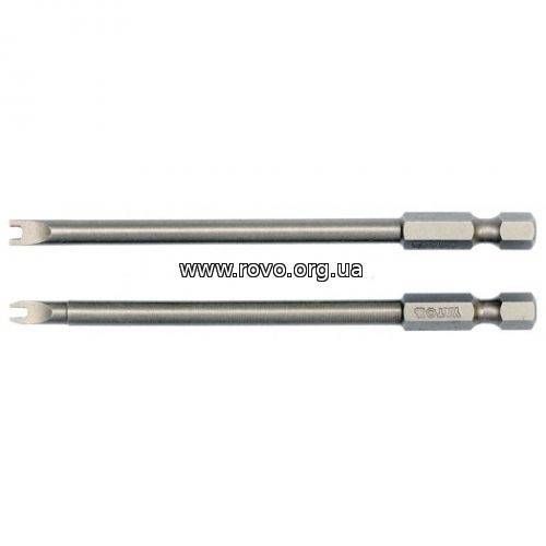 Насадка викрутка YATO "SPANNER" на 1/4", №4 та 8х100 мм, Набір 2шт. [25/100]