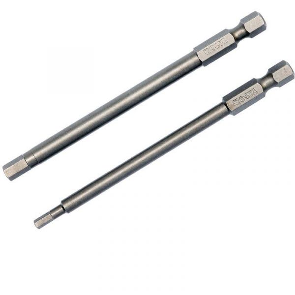 Викрутка насадка YATO "HEX TAMPER" 1/4", 3х100мм, 5х100мм, Набір 2шт. [25/100]