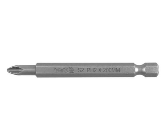 Насадка викрутка YATO РН2 1/4" l=200мм
