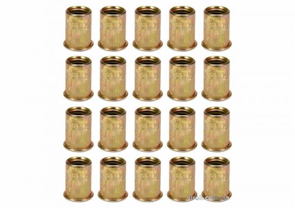 Нитогайка сталева YATO; М8 l=18 мм, 20 шт.