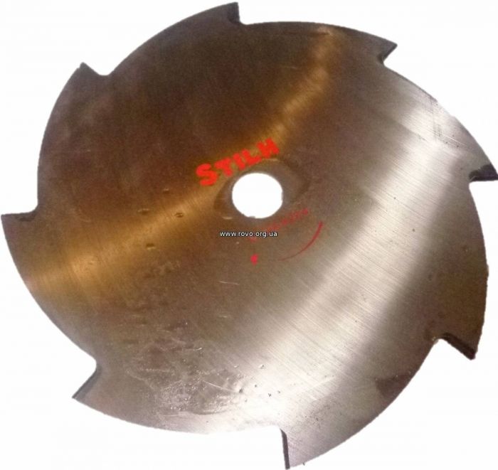 Ніж для мотокоси 8-зубів 250x8