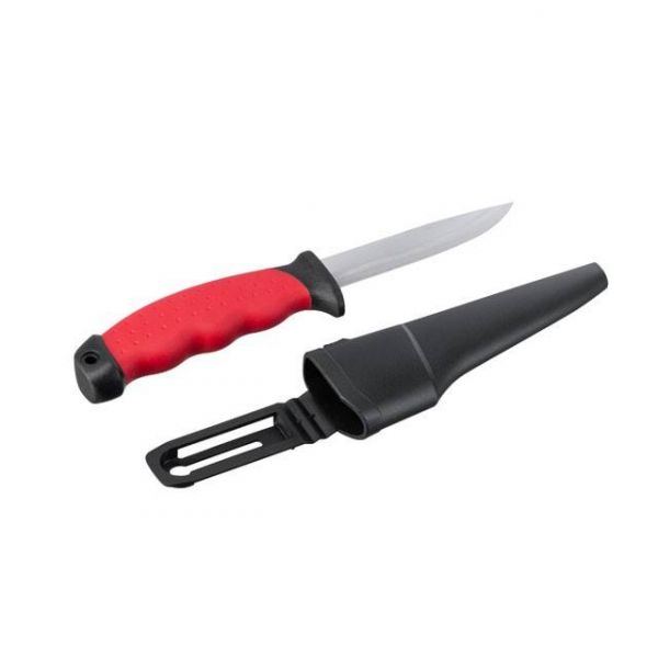 Ніж 100мм, з чохлом, STORM INTERTOOL HT-0536