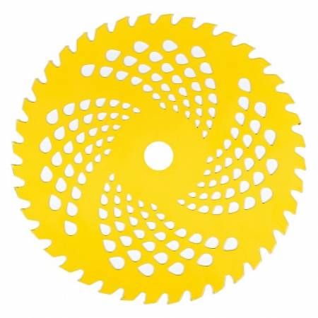 Ніж до мотокоси 40 зуб.(нерж.сталь) в уп. Жовтий