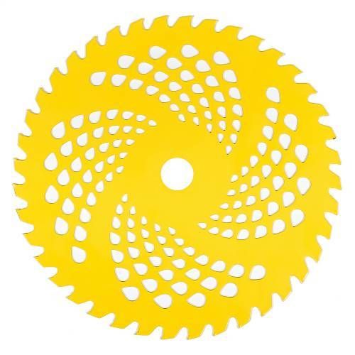 Ніж до мотокоси 40 зуб.(нерж.сталь) в уп. Жовтий