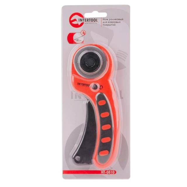 Ніж роликовий, 28 мм, для килимових покриттів INTERTOOL HT-0510