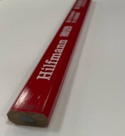 Олівець столяра плоский, 18см, 55 шт/коробка, H0129