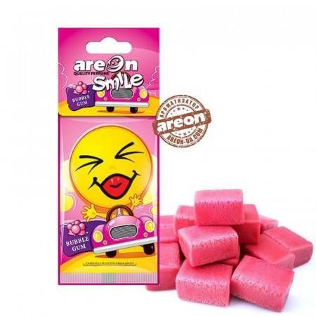 Повітря AREON сухий лист Smile Dry Bubble Gum