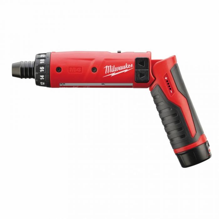 Викрутка акумуляторна MILWAUKEE M4 D-202B (зарядний пристрій, 2 акум.Х2Ач)