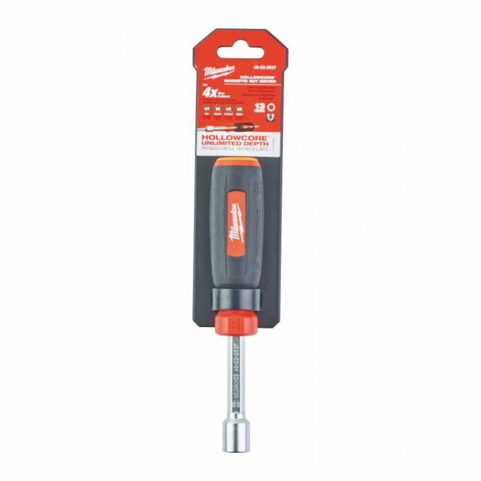 Викрутка магнітна HollowCore MILWAUKEE HEX 13мм/(М8), (оранжевий)