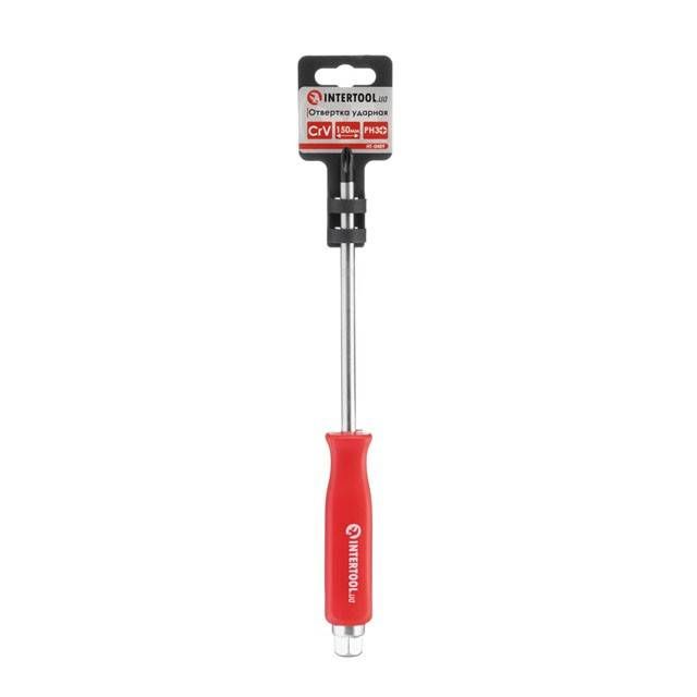 Викрутка ударна PH3 * 150 мм CrV INTERTOOL HT-0489