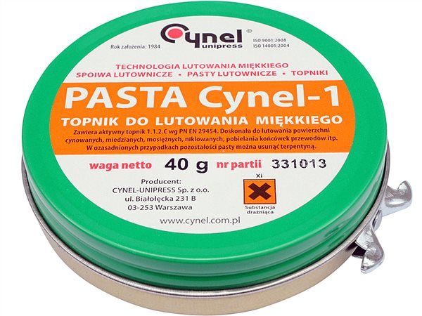 Паста для паяння "Cynel", 40 гр.