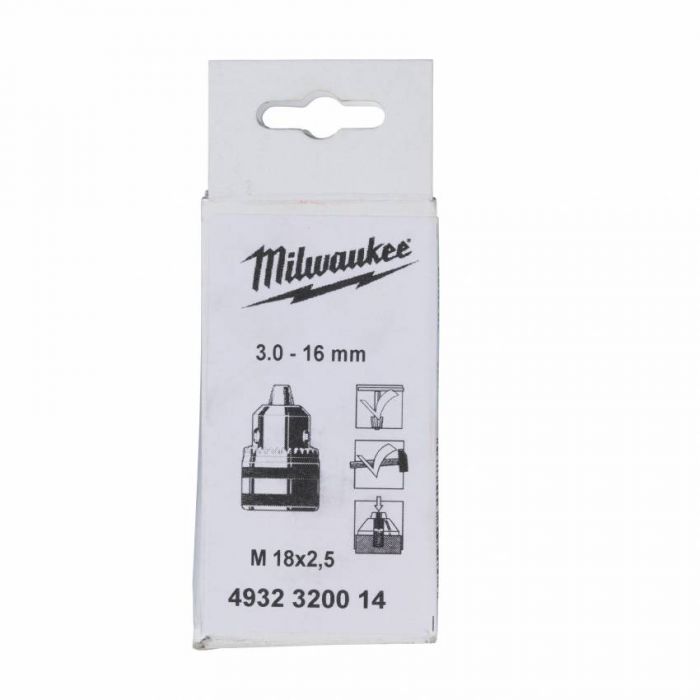 Патрон ключовий MILWAUKEE 1,5-13 1/2"х20