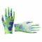 Рукавичка садова з покриттям з нітрилу, зелена, 8" INTERTOOL SP-0161