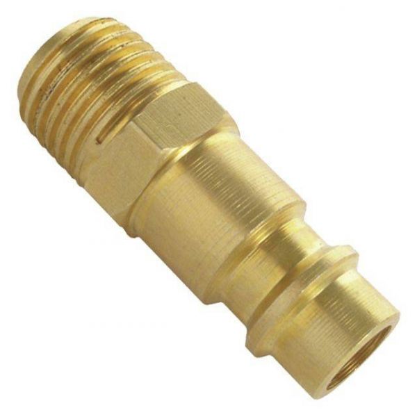 Перехідник із зовнішньою різьбою 1/4" на штирьову частину швидкороз'ємного з'єднання INTERTOOL PT-1820