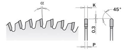 Пиляльний диск з ламінату CMT 250х30х60 (281.060.10M) Пиляльний диск з ламінату CMT 250х30х60 (281.060.10M)