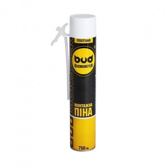 Піна монтажна ручна Budmonster 800 гр/750 мл