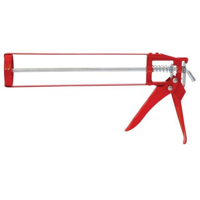Пістолет для видавлювання силікону, 420 мл, рамоподібний INTERTOOL HT-0022