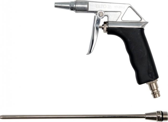 Пістолет пневматичний для продування з подовжувачем YATO, кв. 1/4", 0,8 МПа [20/40]