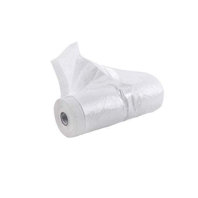 Плівка захисна з малярською стрічкою, 2400 мм, 15 м INTERTOOL KT-0804