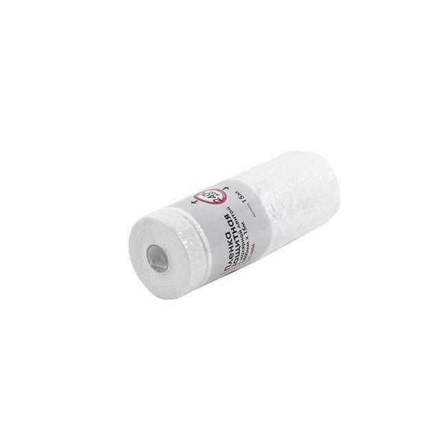 Плівка захисна з малярською стрічкою, 2400 мм, 15 м INTERTOOL KT-0804