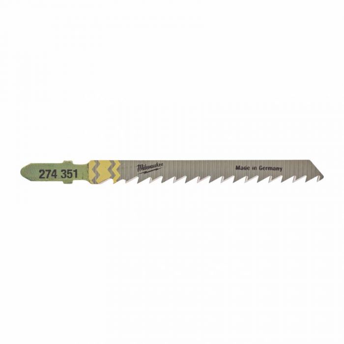 Полотна для лобзика T101D MILWAUKEE, 75мм, (5шт)