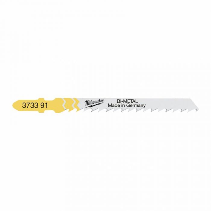 Полотна для лобзика T144D MILWAUKEE, 75мм, (5шт)