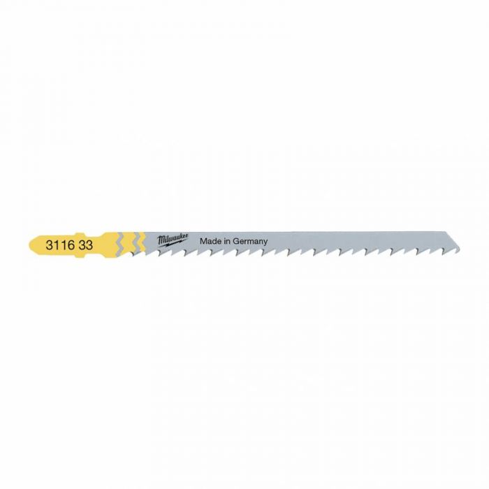 Полотна для лобзика T144D MILWAUKEE, 75мм, (5шт)