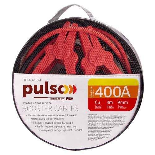 Прикурювач PULSO 400А (до -45С) 3,0м в чохлі